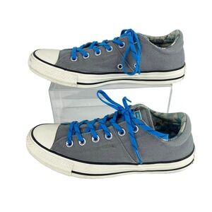 Converse All Star Sneakers Womens 9 Tennis Shoes Gray Teal Low Top 40 Flats LKNU